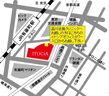 イトシアオフィスタワーへの入り口
